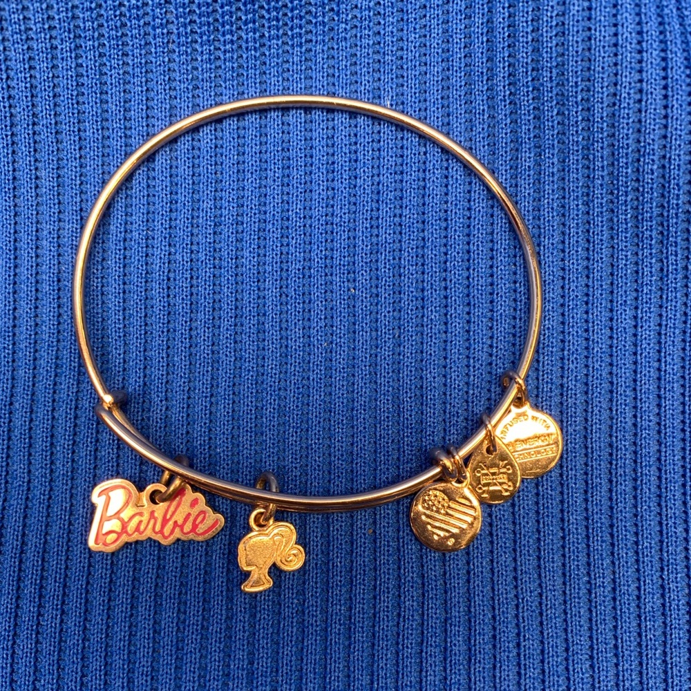 Alex and Ani Barbie Bracelet with Charms